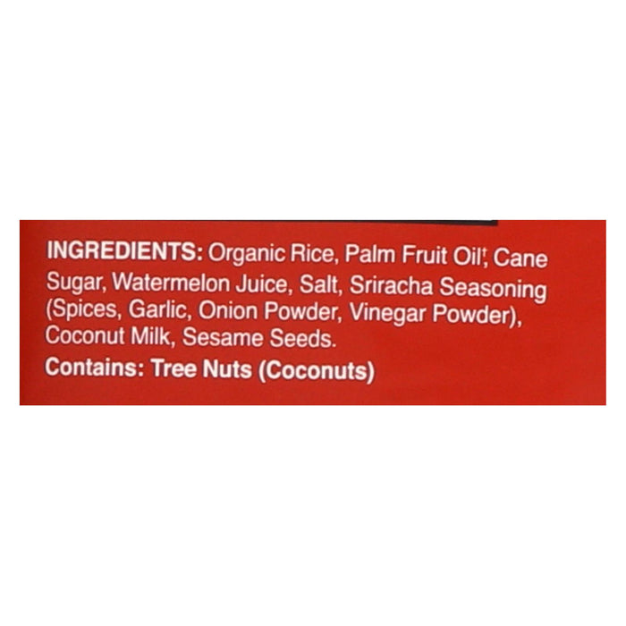 Dang - Sticky Rice Chips - Sriracha - Case Of 12 - 3.50 Oz