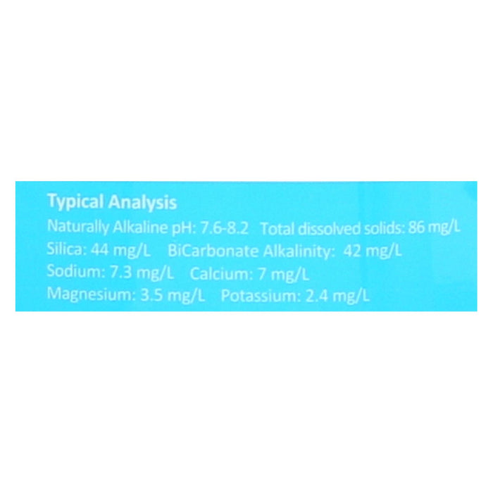 Waiakea Naturally Alkaline Hawaiian Volcanic Bottled Water  - Case Of 12 - 33.8 Fz.