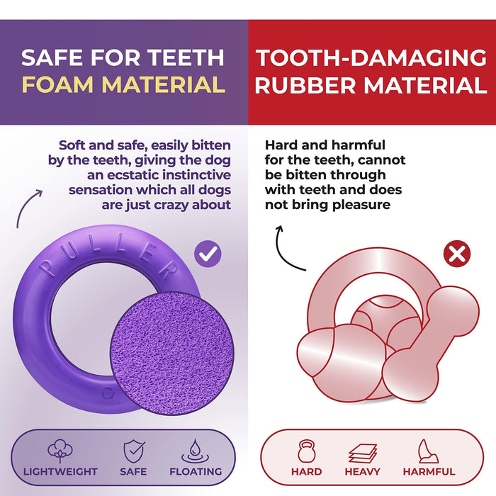 Puller Outdoor Dog Ring Toys   Dog Fetch Toy & Tug of War Dog Toy for Small Medium Large Dogs   Dog Ball & Soft Dog Frisbee Alt   Outside Dog Yard Toys   Big Dog Pull Toy   Best Dog Exercise Equipment