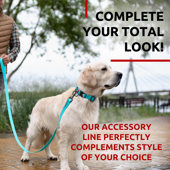 WAUDOG Waterproof Dog Leash 4 Ft   6 Ft   Anti Slip Dog Leash for Large Dogs Small and Medium Dogs   Heavy Duty Dog Leash with Water and Dirt Resistant   Long Or Short Dog Leashes for Boy & Girl Dogs