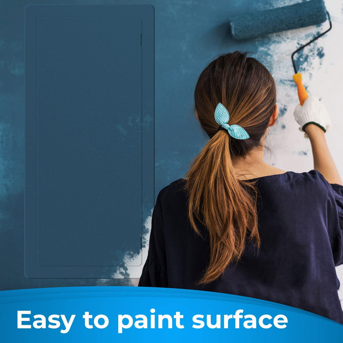 Access Panel for Drywall   14 x 29 inch   Wall Hole Cover   Access Door   Plumbing Access Panel for Drywall   Heavy Durable Plastic White