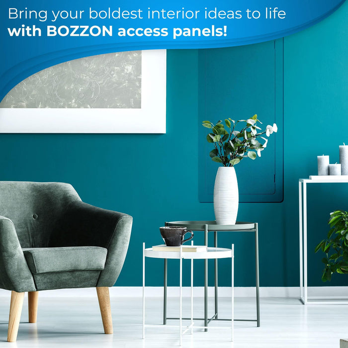 Access Panel for Drywall   14 x 29 inch   Wall Hole Cover   Access Door   Plumbing Access Panel for Drywall   Heavy Durable Plastic White