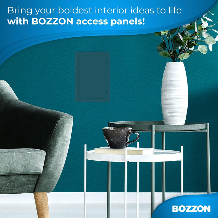 Access Panel for Drywall   12 x 16 inch   Wall Hole Cover   Access Door   Plumbing Access Panel for Drywall   Heavy Durable Plastic White