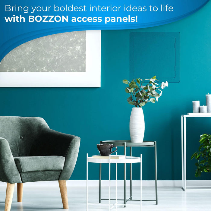 Access Panel for Drywall   18 x 18 inch   Wall Hole Cover   Access Door   Plumbing Access Panel for Drywall   Heavy Durable Plastic White