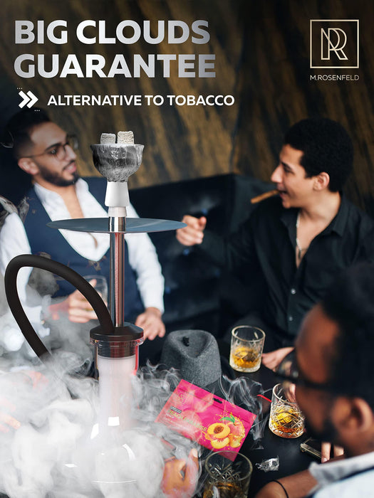 Peach Hookah Flavor Herbal Hookah Peach Shisha   100 Gram   3.5 ounce Hookah Shisha Tobacco Free Molasses Hookah Tobacco & Nicotine Free Shisha with Organic Shisha Hookah Flavors (Pack of 1)