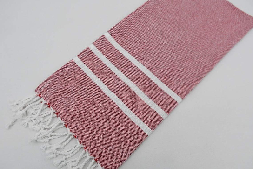 Turkish Hand Towels   100% Cotton 18 x 40 inches   Decorative Kitchen and Bathroom Hand Towels  Set of 2