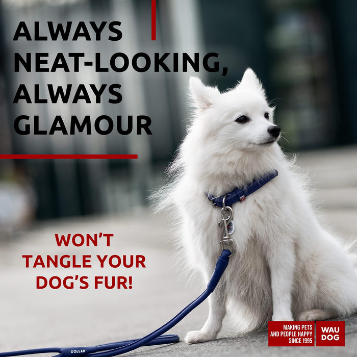 Rolled Leather Dog Leash 4Ft * 0.3 in for Small Medium and Large Dogs   Heavy Duty Leather Puppy Leash for Outdoor Walking Running Training   Strong Dog Leashes for Large Breed Dogs (Purple)