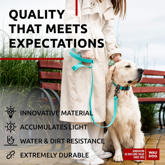 Waterproof Dog Leash 4 Ft   6 Ft   Anti Slip Dog Leash for Large Dogs Small and Medium Dogs   Heavy Duty Dog Leash with Water and Dirt Resistant   Long Or Short Dog Leashes for Boy & Girl Dogs