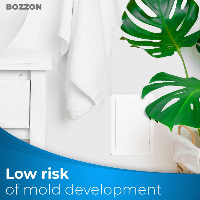 Access Panel for Drywall   6 x 9 inch   Wall Hole Cover   Access Door   Plumbing Access Panel for Drywall   Heavy Durable Plastic White