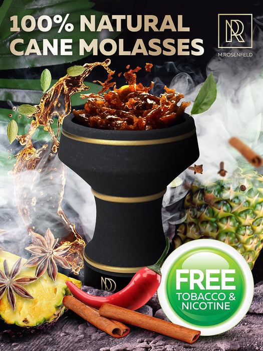 Spiced Chai Shisha Hookah Flavors Nicotine Free Herbal   3.5 ounce   100 Gram Hookah Shisha Tobacco Free Hookah Tobacco & Nicotine Free Shisha   Shisha Hookah Flavors (Pack of 1)