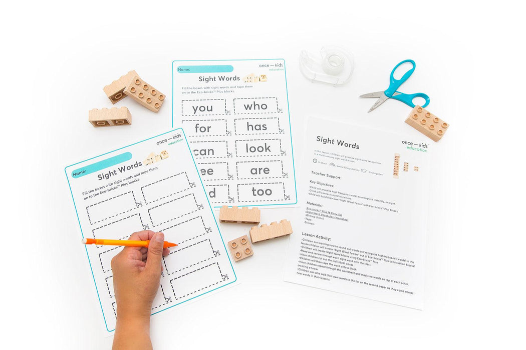 Eco-bricks™ Plus+ Natural Education 78pcs