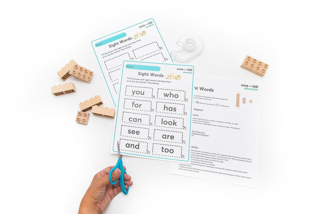 Eco-bricks™ Plus+ Natural Education 78pcs