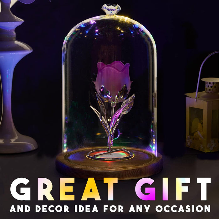 Smoking Gun Accessory LED lights Glass Dome 9  x 5.7  Lid Wooden Base   Glass Smoke infuser Cover Lid for Cocktail Smoker   Dome for Cold Smoke Smoking Cloche for Drinks