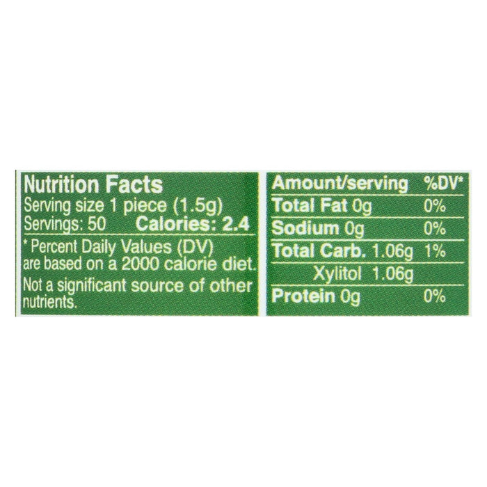 Epic Dental - Xylitol Gum - Spearmint -50 Count