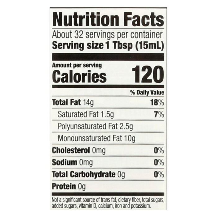 Spectrum Naturals High Heat Refined Organic Peanut Oil -Case Of 12 -16 Fl Oz.