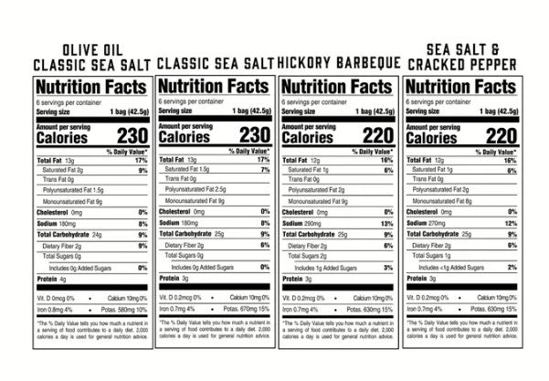 Boulder Canyon Potato Chips Variety Pack 24 Count