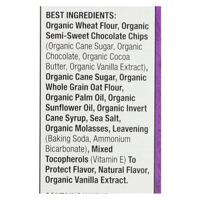 Annie's Homegrown Cookie Bites Chocolate Chip 10- 1.05 - Case Of 6 - 10 Ct