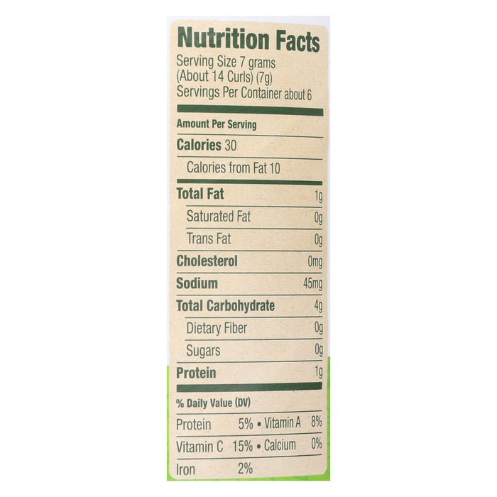 Sprout Organic Broccoli Curlz Baked Toddler Snacks  - Case Of 6 - 1.48 Oz