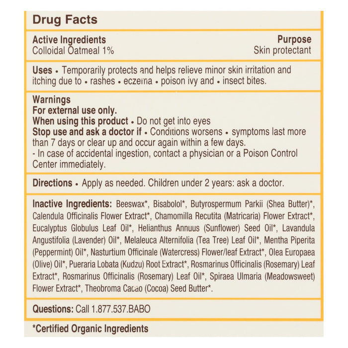 Babo Botanicals - Ontmnt Healng Snstv Baby - 1 Each - 4 Oz.