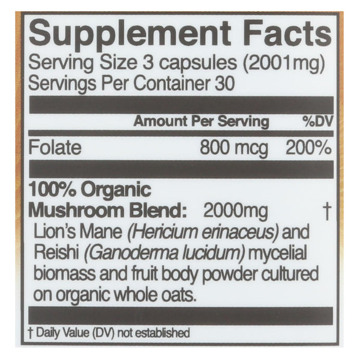 Om - Mush Sprfd Brain Fuel - 1 Each - 90 Ct.