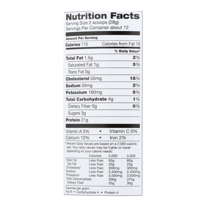 Teras Whey Protein Powder Whey - Bourbon Vanilla - 12 Oz.