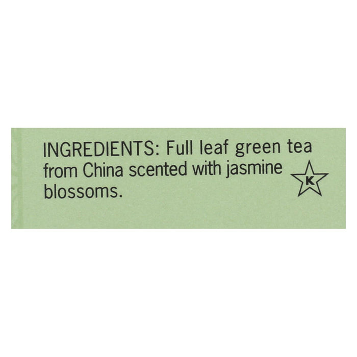 Smith Teamaker Green Tea - Jasmine Slvr Tp - Case Of 6 - 15 Bags.