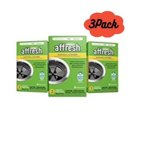 Affresh Garbage Disposal Cleaner, Removes Odor,Causing Residues, 9 Tablets 3 Pack