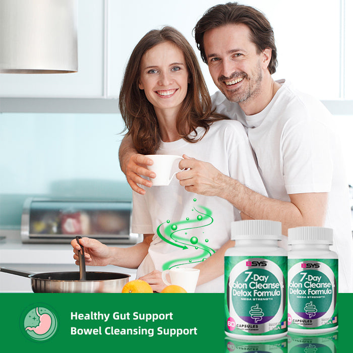 Complete Detox Cleanse Capsules: Liver & Colon Health with Goldenseal Root and Bentonite Clay - Natural Detox Formula for Digestive Regularity - 60 Capsules