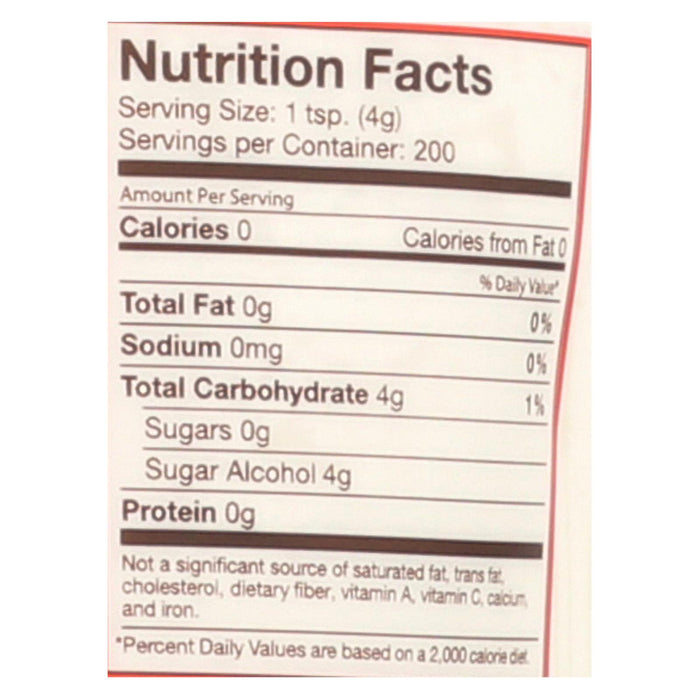 Lakanto Powdered Monkfruit Sweetener With Erythritol  - Case Of 8 - 1 Lb.