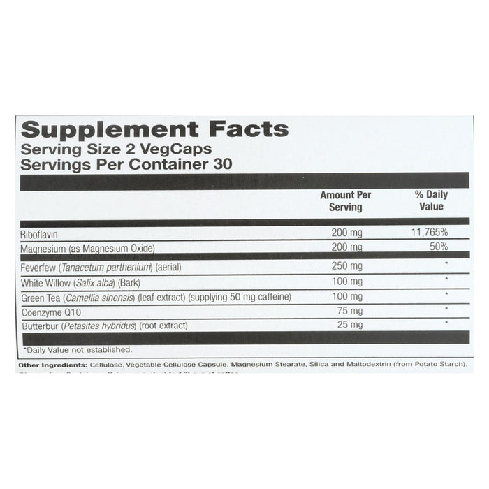 Nature's Life - Migrasoothe Quick Caps - 1 Each - 60 Ct.