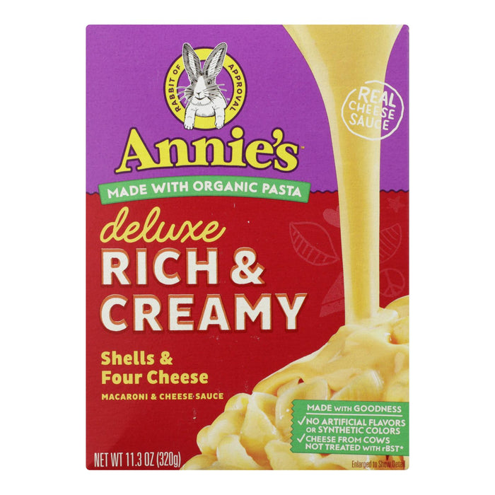 Annie's Homegrown -Mac&chs Dlx 4chs Shel - Case Of 12 - 11.3 Oz