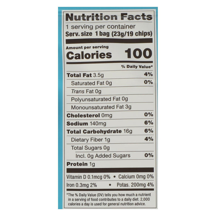 Popchips Potato Chip - Sea Salt - Case Of 24 - 0.8 Oz