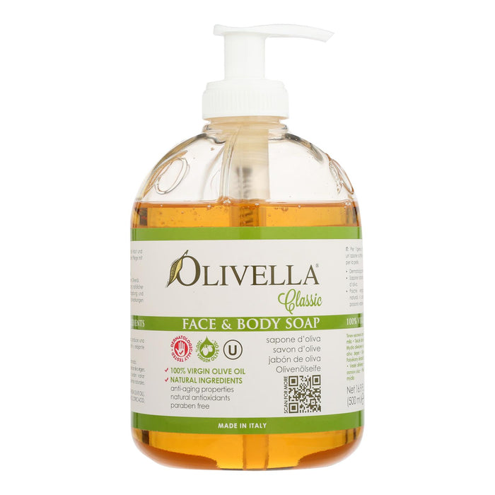 Olivella Face And Body Soap - 16.9 Fl Oz.