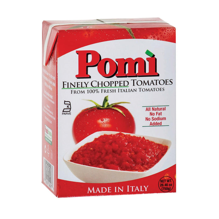 Pomi Tomatoes Chopped Tomatoes - Finely - Case Of 12 - 26.46 Oz