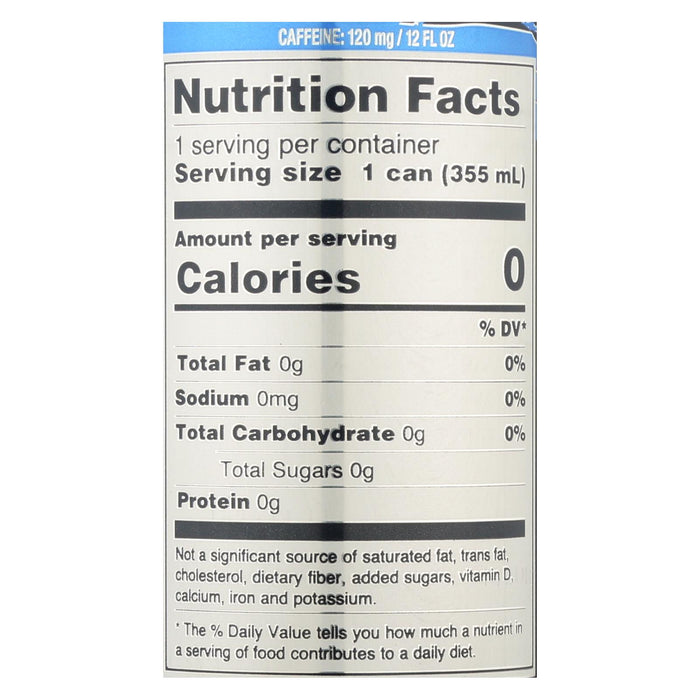 Zevia Zero Calorie Energy Drink - Cola - Case Of 12 - 12 Fl Oz.