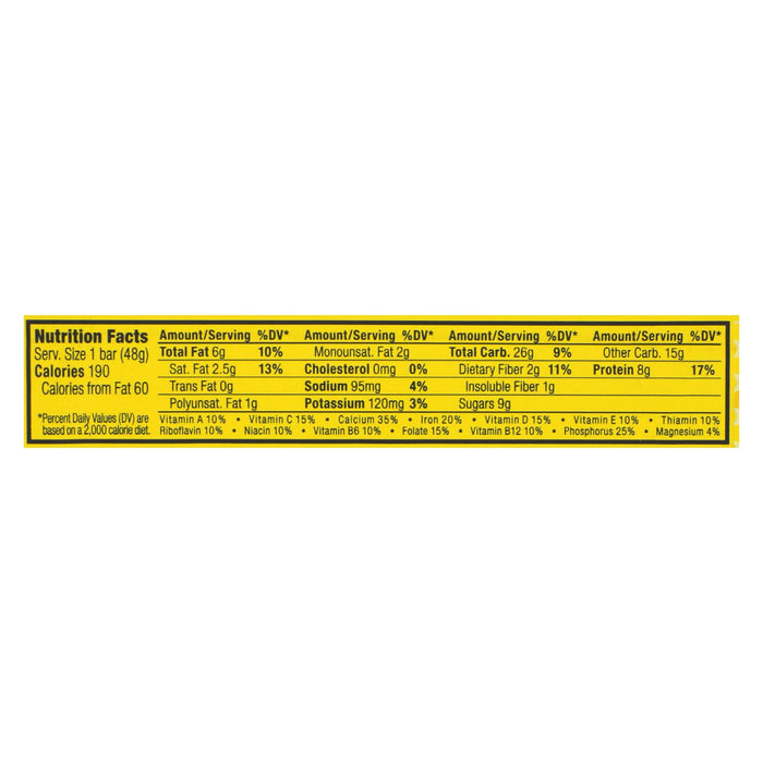 Clif Bar Luna Bar - Organic Lemon Zest - Case Of 15 - 1.69 Oz.