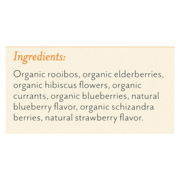 Rishi Organic Tea - Blueberry Hibiscus - Case Of 6 - 15 Bags.