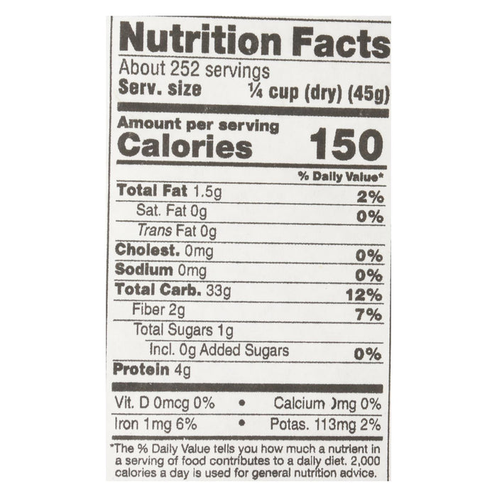 Lundberg Family Farms Organic California Brown Jasmine Rice - Single Bulk Item - 25 lb