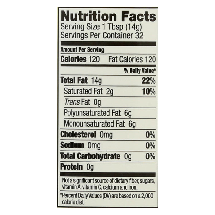 Spectrum Naturals Refined Sesame Oil - Case Of 12 - 16 Fl Oz