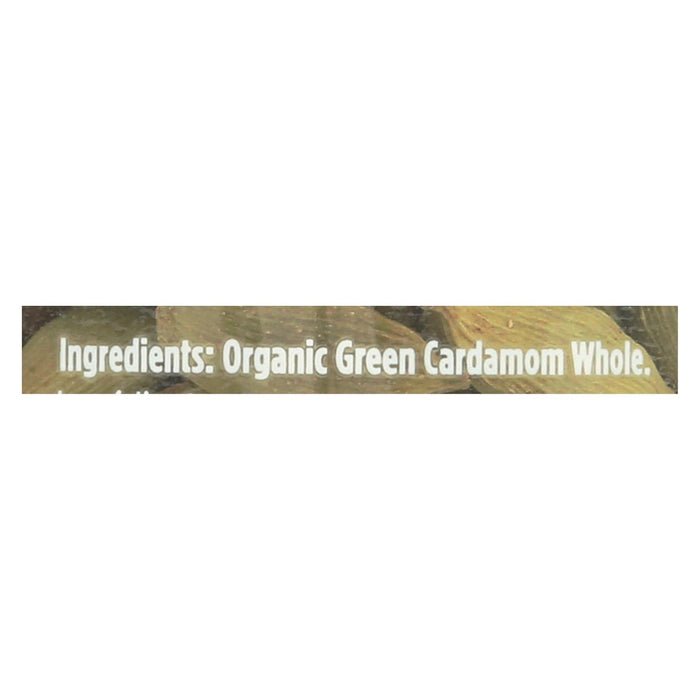 Spicely Organics - Organic Cardamom - Pods Green - Case Of 3 - 1.2 Oz