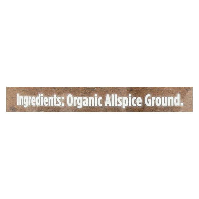 Spicely Organics - Organic Allspice - Ground - Case Of 3 - 1.6 Oz