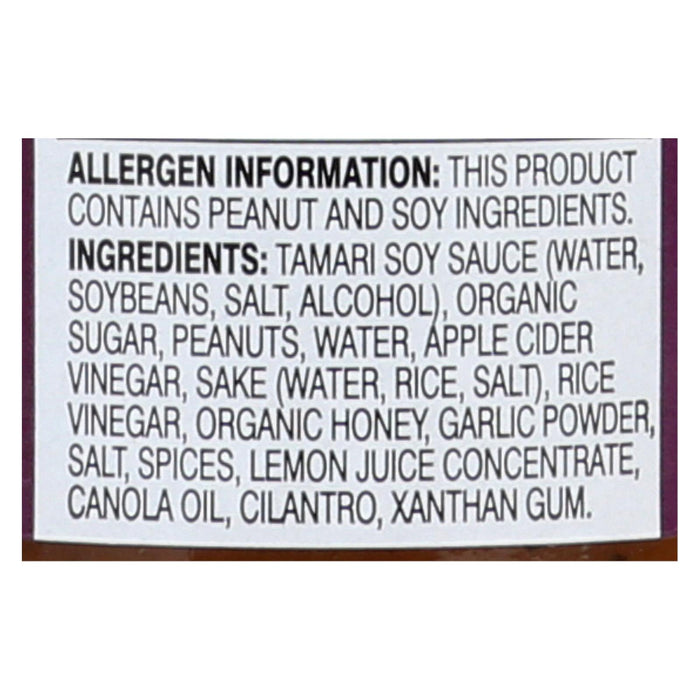 San - J Cooking Sauce - Thai Peanut - Case Of 6 - 10 Fl Oz