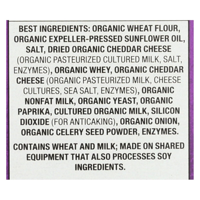 Annie's Homegrown Cheddar Squares White Cheddar Squares -Case Of 12 - 7.5 Oz