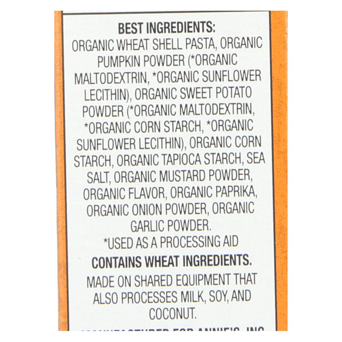 Annie's Homegrown Organic Vegan Shells And Creamy Sauce Pasta Dinner - Case Of 12 - 6 Oz