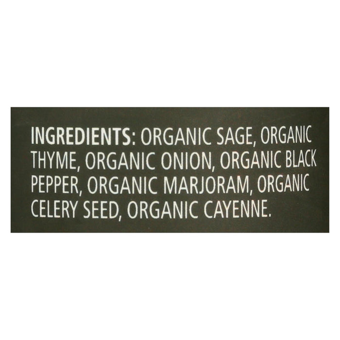 Frontier Herb Poultry Seasoning - Organic - 1.2 Oz.