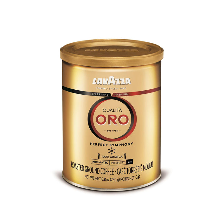Lavazza Ground Coffee - Qualita Oro Canned - Case Of 12 -8.8 Oz