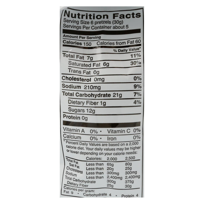 Glutino Peppermint Pretzels -Yogurt - Case Of 12 - 5.5 Oz.