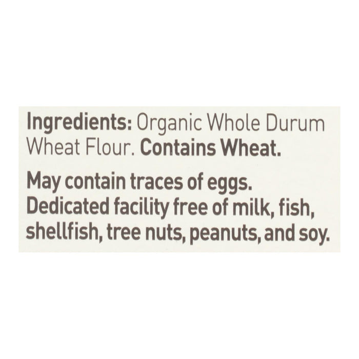 Bionaturae Pasta - Organic - 100 Percent Whole Wheat - Fusilli - 16 Oz - Case Of 12.