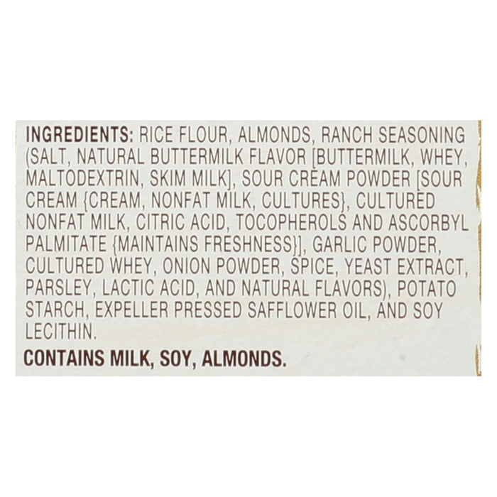 Blue Diamond -Nut Thins - Country Ranch - Case Of 12 - 4.25 Oz.