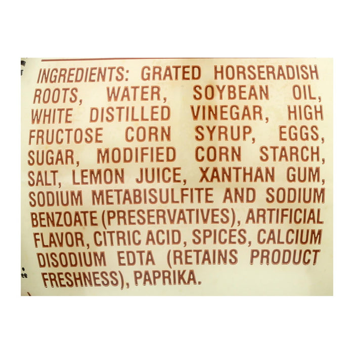 Inglehoffer - Cream Style Horseradish - Case Of 12 - 3.75 Oz